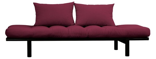 Červená Pohovka Pace Daybed /Bordeaux 77 × 200 × 75 cm KARUP DESIGN