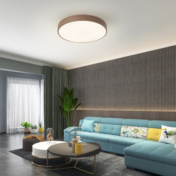 Brilagi - LED Stropní svítidlo POOL LED/60W/230V 3000/4000/6000K 50 cm hnědá