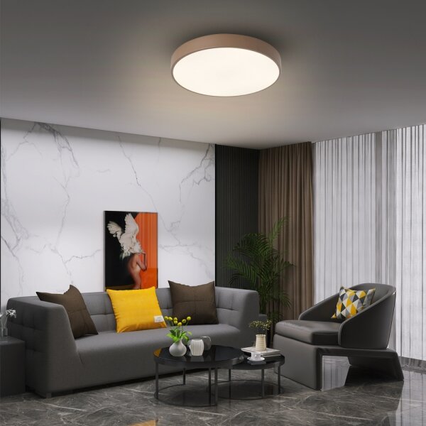 Brilagi - LED Stropní svítidlo POOL LED/36W/230V 3000/4000/6000K 30 cm hnědá