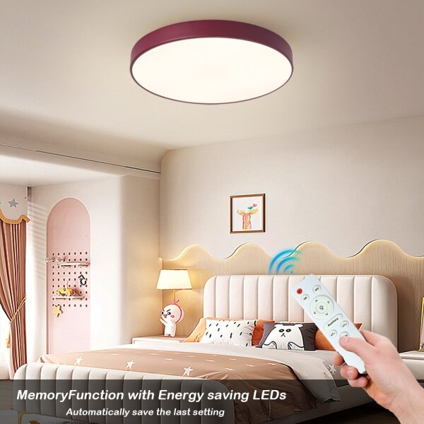 Brilagi-LED Stm stropní svítidlo POOL LED/60W/230V 3000-6000K 50 cm burgundy+DO