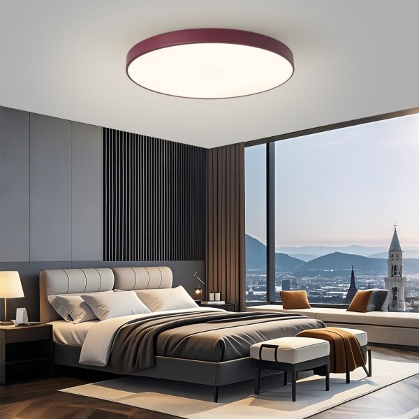Brilagi - LED Stropní svítidlo POOL LED/100W/230V 3000/4000/6000K 80 cm burgundy