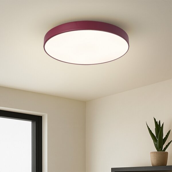 Brilagi-LED Stropní svítidlo POOL LED/48W/230V 3000/4000/6000K 40 cm burgundy