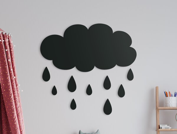 Drevko Dětská samolepka na zeď Obláček