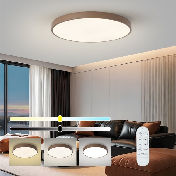 Brilagi-LED Stm svítidlo POOL SMART LED/100W/230V 80 cm Wi-Fi Tuya+DO hnědá