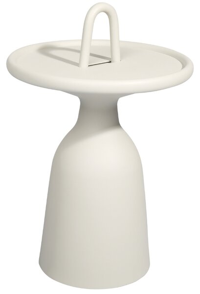 Fermob Bílý hliníkový zahradní odkládací stolek Mindo 104 40cm