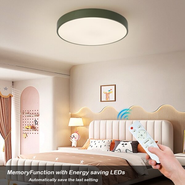 Brilagi - LED Stm stropní svítidlo POOL LED/60W/230V 3000-6000K 50 cm zelená+DO