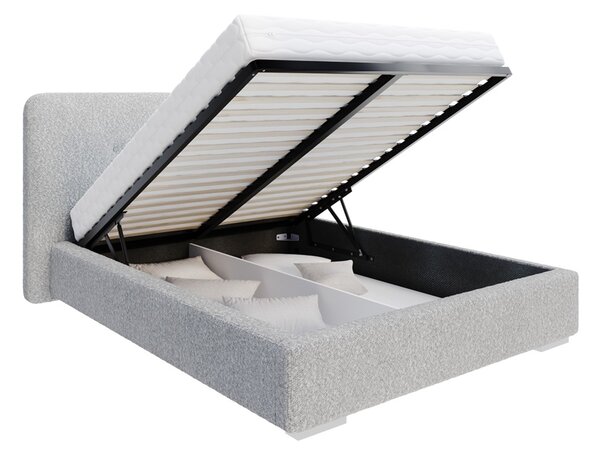 Čalouněná postel Bedřich Velikost spací plochy: 200x90, Barva postele: krémová