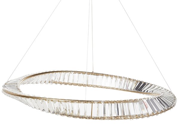 LED lustr ROSENDE Kov Zlatá