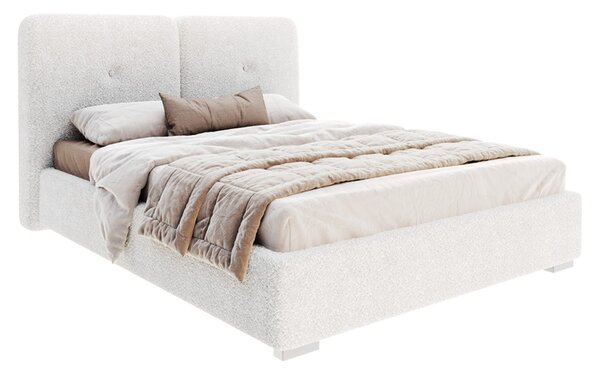 Čalouněná postel Bedřich Velikost spací plochy: 200x90, Barva postele: krémová