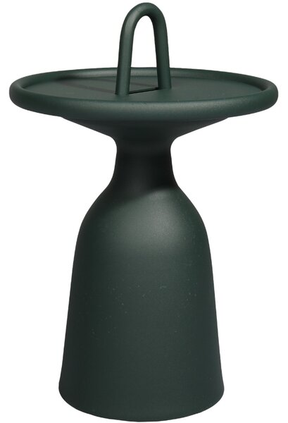 Tmavě zelený hliníkový zahradní odkládací stolek Mindo 104 40cm