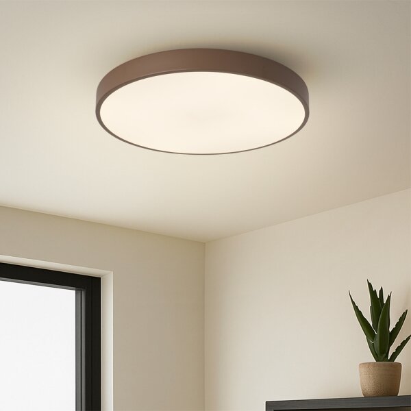Brilagi - LED Stropní svítidlo POOL LED/48W/230V 3000/4000/6000K 40 cm hnědá
