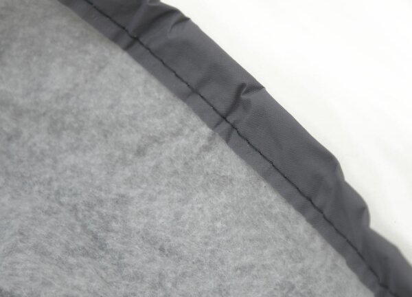Kryt na ohniště 93x58 cm šedá