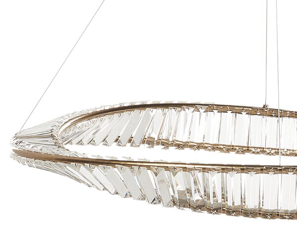 LED lustr ROSENDE Kov Zlatá