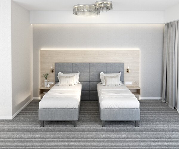 Hotelová postel Saška pro 2 osoby Velikost spací plochy: 200x80