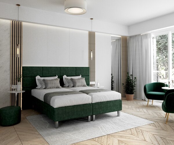 Hotelová postel Saška pro 2 osoby Velikost spací plochy: 200x80