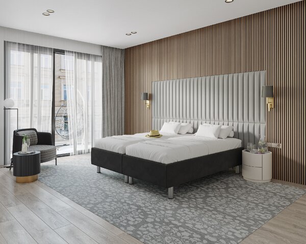 Hotelová postel Saška pro 2 osoby Velikost spací plochy: 200x80