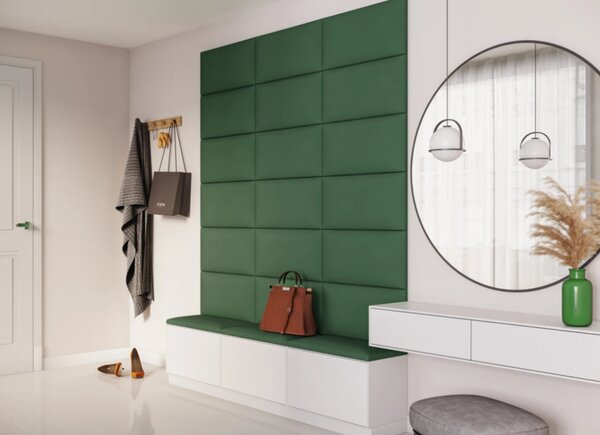 Čalouněný panel na zeď Trinity - 60x30 cm Barva: bílá