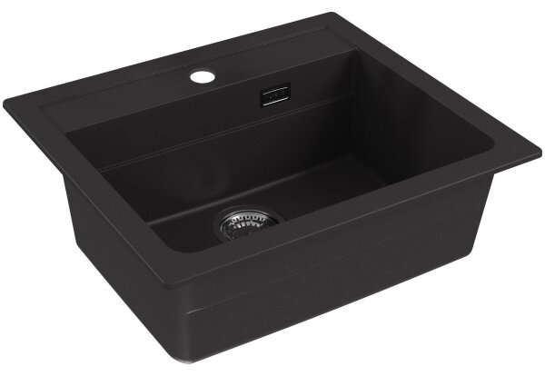 ALVEUS 1148162 - Kuchyňský dřez ATROX 59x50 cm granit/černá