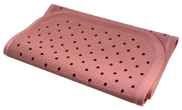 Protiskluzová podložka do vany 96x34 cm - růžová