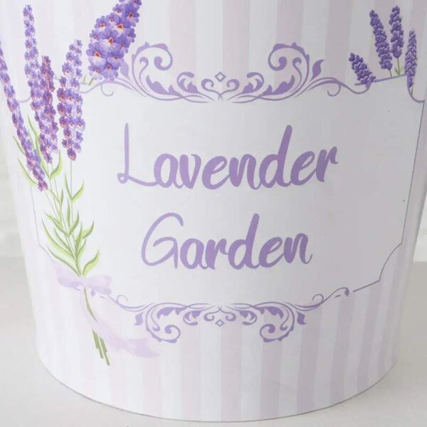 Plechový květník s Levandulí - nejmenší