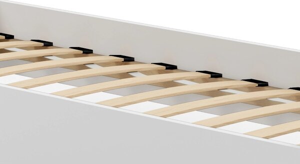 Dětská postel ve tvaru auta 70x140 cm EAGLIA - žlutá