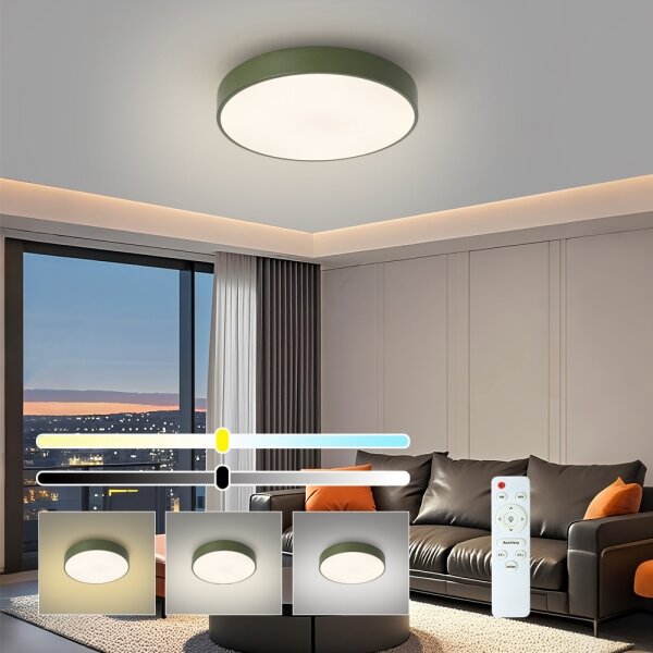 Brilagi - LED Stm stropní svítidlo POOL LED/48W/230V 3000-6000K 40 cm zelená+DO