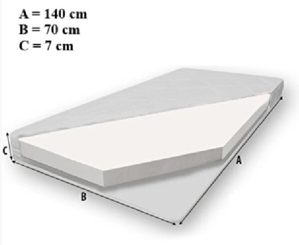 Dětská postel hasičské auto s matrací 70x140 cm FAMRIX - červená