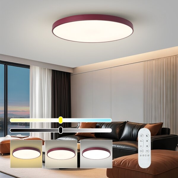 Brilagi-LED Stm svítidlo POOL SMART LED/100W/230V 80 cm Wi-Fi Tuya+DO burgundy
