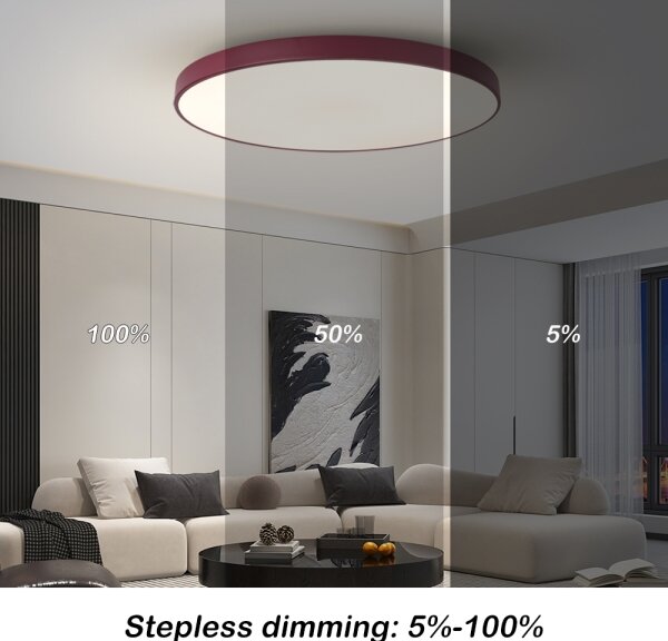 Brilagi-LED Stm svítidlo POOL SMART LED/100W/230V 80 cm Wi-Fi Tuya+DO burgundy