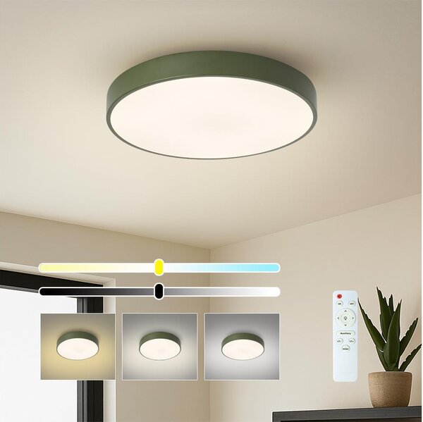 Brilagi - LED Stm stropní svítidlo POOL LED/48W/230V 3000-6000K 40 cm zelená+DO
