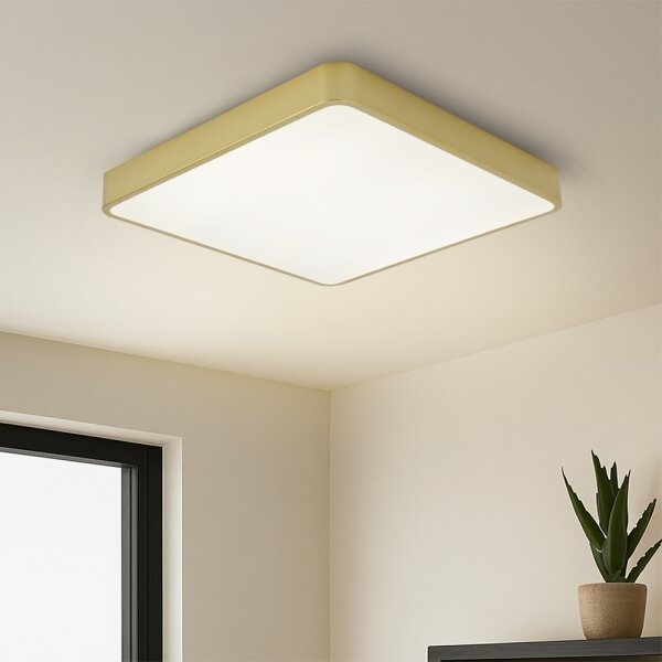 Brilagi-LED Stm stropní svítidlo POOL LED/48W/230V 3000-6000K 50x50 cm zlatá+DO