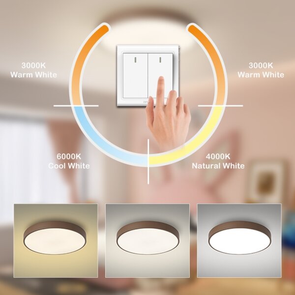 Brilagi - LED Stropní svítidlo POOL LED/60W/230V 3000/4000/6000K 60 cm hnědá