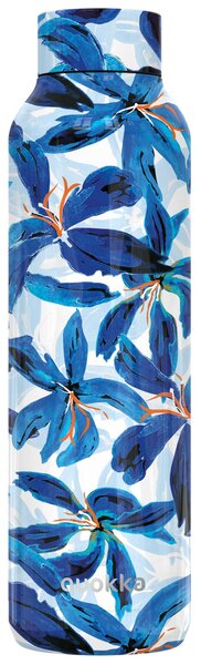 Nerezová termoláhev Solid, 630ml, Quokka, blue hibiscus