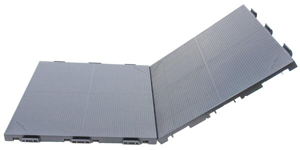 TENTino Modulární PVC podlaha do stanu PROFI EVENT PRF01 šedá Podlaha: ks (50x50x2,7 cm)