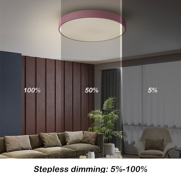 Brilagi - LED Stm stropní svítidlo POOL LED/60W/230V 3000-6000K 50 cm růžová+DO