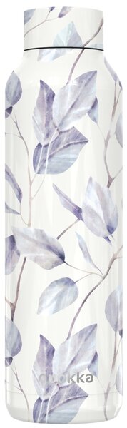 Nerezová termoláhev Solid, 630ml, Quokka, gray bouquet