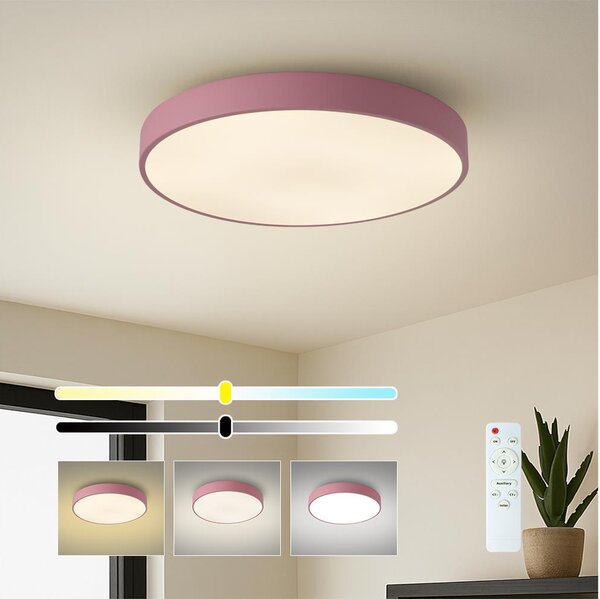 Brilagi - LED Stm stropní svítidlo POOL LED/60W/230V 3000-6000K 50 cm růžová+DO