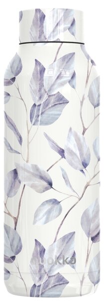 Nerezová termoláhev Solid, 510ml, Quokka, gray bouquet