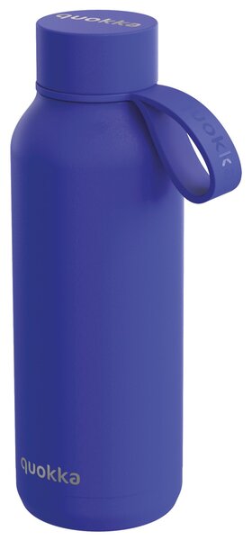 Nerezová termoláhev s poutkem Solid, 510ml, Quokka, modrá