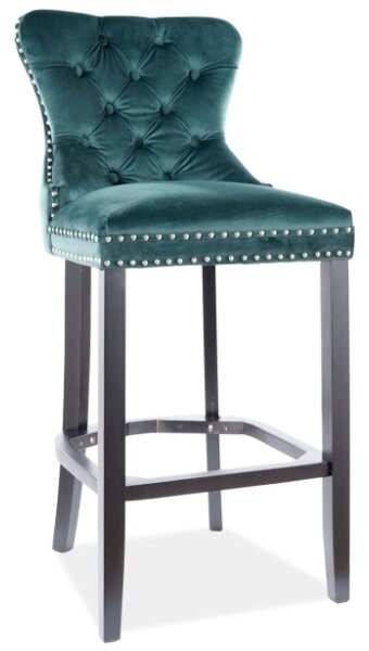 Barová židle August H-1 Velvet Barva: Zelená