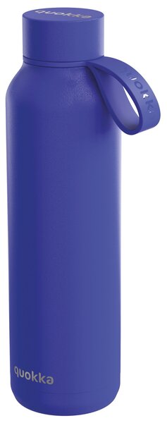 Nerezová termoláhev s poutkem Solid, 630ml, Quokka, modrá
