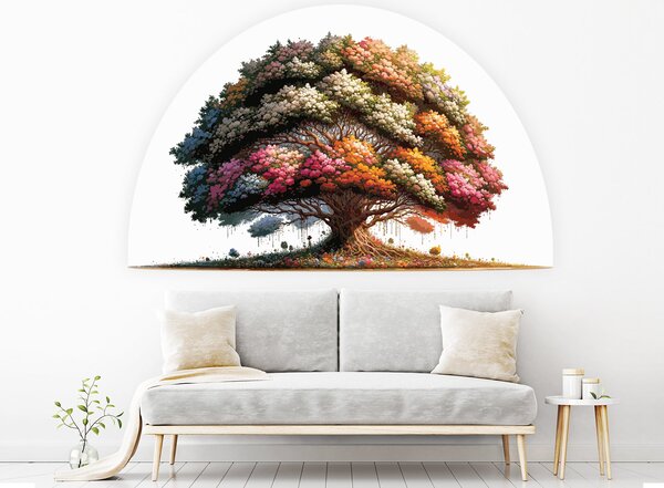 Strom s mnoha květy arch 45 x 28 cm