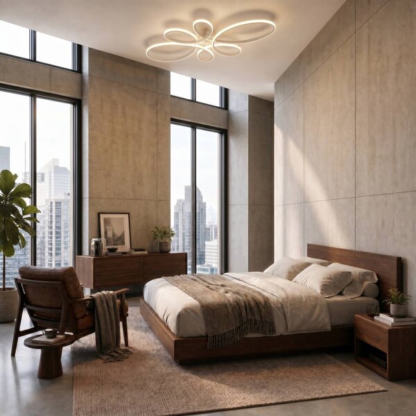 Trio Lighting Stropní svítidlo Fly LED, matná bílá, 4 000 K, 83 cm x 45 cm, stmívatelný, Bílá / opál, Obývací pokoj / jídelna, kov, Moderní