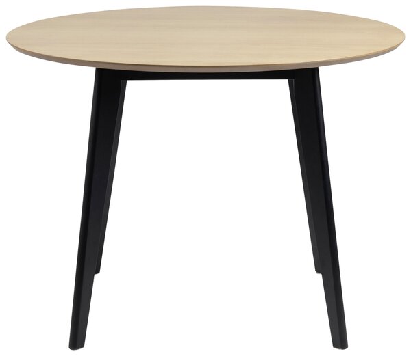 JÍDELNÍ STŮL, dub, kaučukové dřevo, černá, barvy dubu, 105/105/76 cm MID.YOU - Jídelní stoly, Online Only