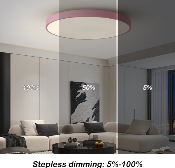 Brilagi-LED Stm svítidlo POOL SMART LED/100W/230V 80 cm Wi-Fi Tuya+DO růžová