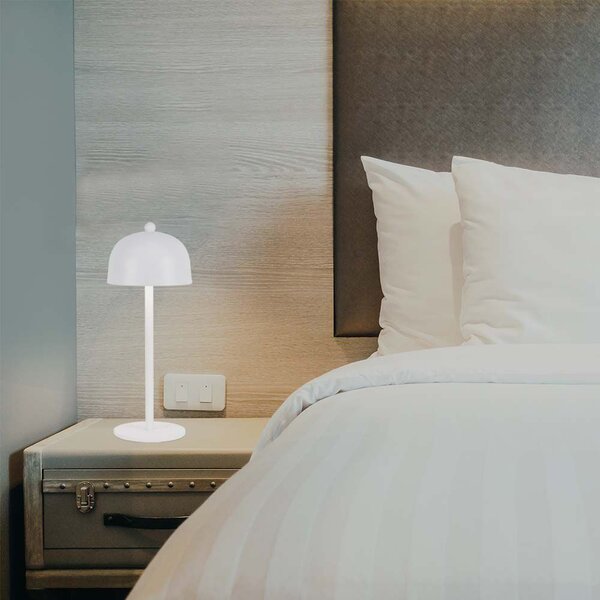LED Solution Bílá LED stolní nabíjecí lampa 300mm 3W 7986