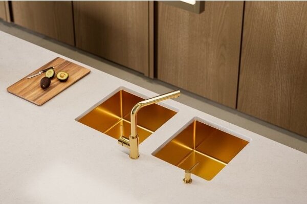 ALVEUS 1103381 - Kuchyňský dřez QUADRIX 45x45 cm monarch bronz