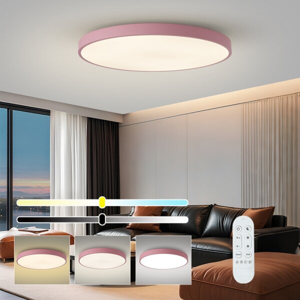 Brilagi-LED Stm svítidlo POOL SMART LED/128W/230V 100 cm Wi-Fi Tuya+DO růžová