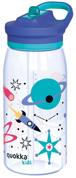 Dětská tritanová láhev Glow, 580ml, Quokka, vesmír