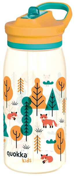 Dětská tritanová láhev Glow, 580ml, Quokka, liška